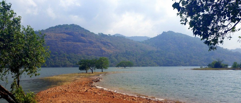 The dam reservoir