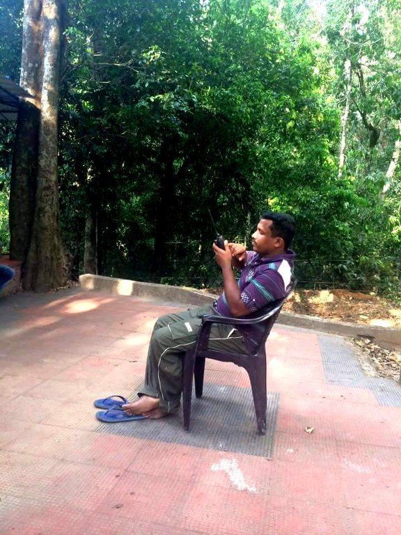 Manish, the forest guard